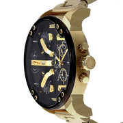 Diesel Men Quartz Mr.Daddy 2.0 Gold Tone Stainless Steel Watch (DZ7333)
