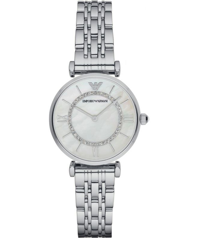 Emporio Armani AR1908 32mm Quartz Ladies Watch – Mother of Pearl Dial