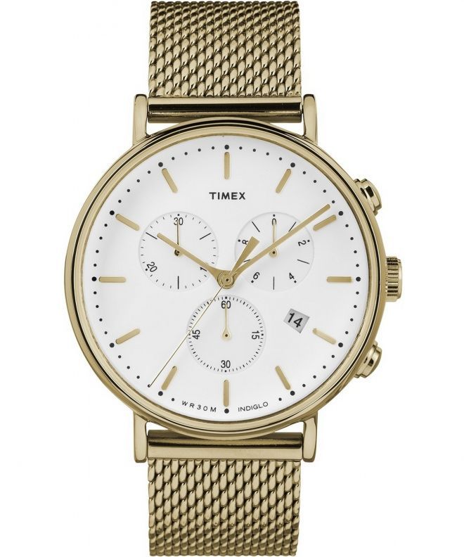 TIMEX Chronograph Quartz White Dial Men's Watch