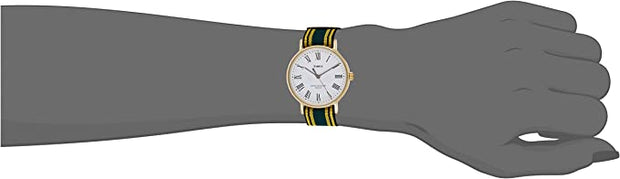 Timex Fairifield Avenue Quartz Watch Brass Dial 37 mm Case TW2U46700LG