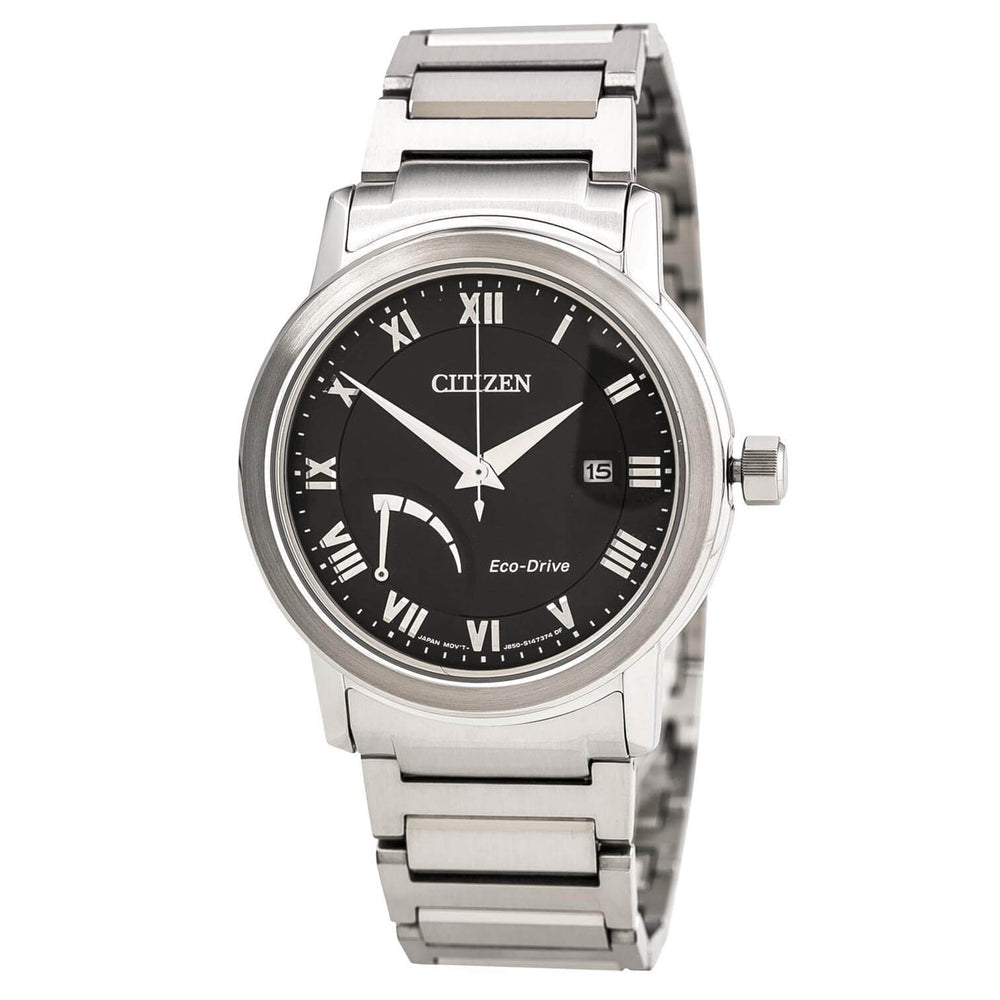 Citizen Men's Eco-Drive Dress Quartz Stainless Steel Casual Watch, Color: Silver-Toned AW7020-51E