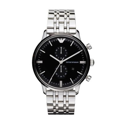 Emporio Armani Men's Chronograph Steel Watch AR0389
