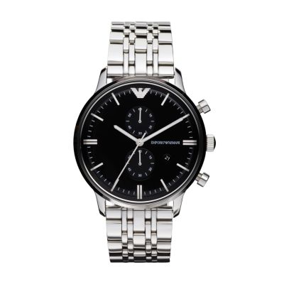 Emporio Armani AR0389 43mm Quartz Chronograph Men’s Watch