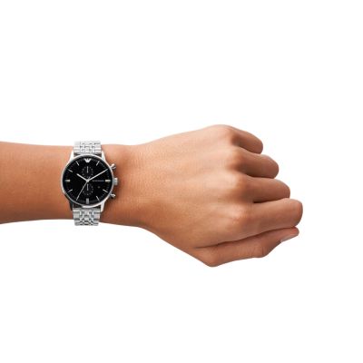 Emporio Armani AR0389 43mm Quartz Chronograph Men’s Watch