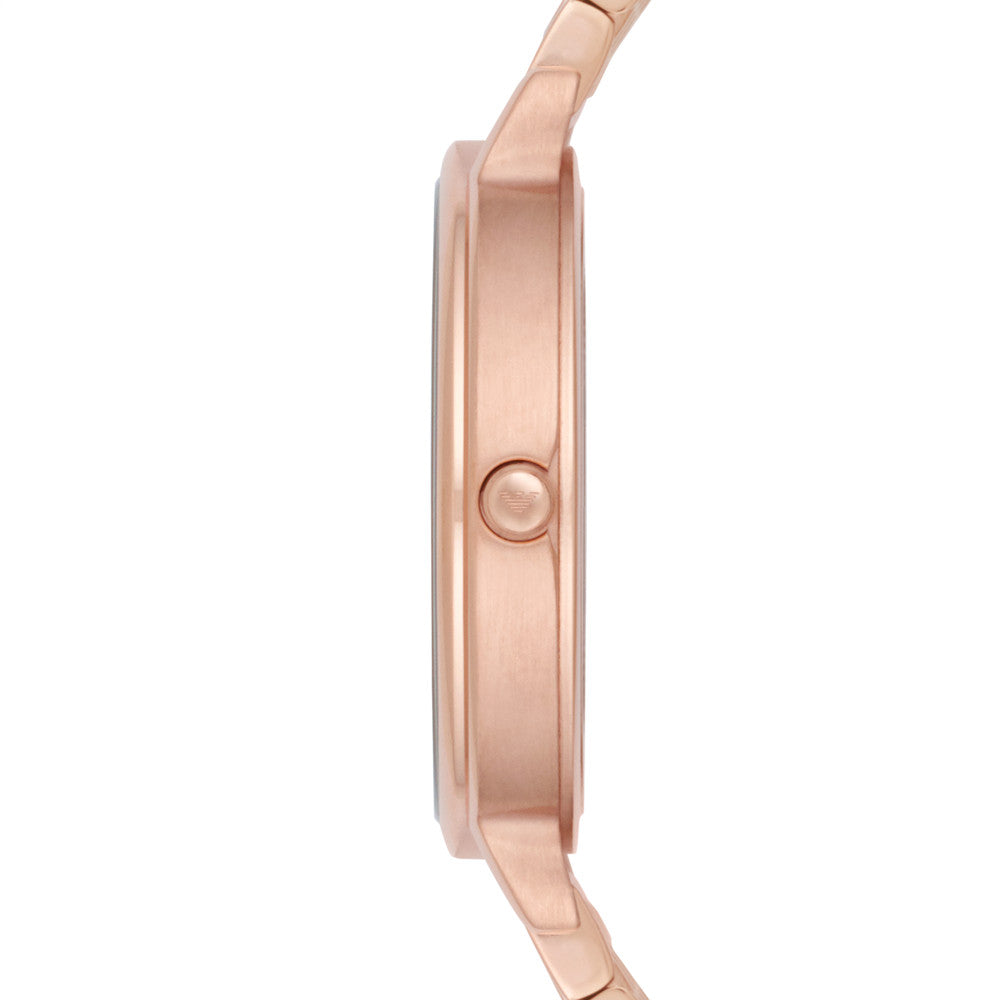 Emporio Armani AR11006 – Kappa Quartz Ladies Watch, 32mm Rose Gold, Mother of Pearl Dial, 5 ATM Water Resistance