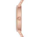 Emporio Armani AR11006 – Kappa Quartz Ladies Watch, 32 mm Rose Gold, Mother of Pearl Dial, 5 ATM Water Resistance