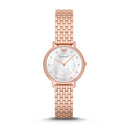 Emporio Armani AR11006 – Kappa Quartz Ladies Watch, 32 mm Rose Gold, Mother of Pearl Dial, 5 ATM Water Resistance
