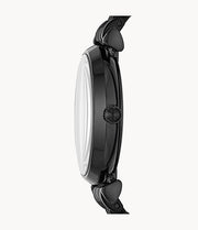 Emporio Armani Women's Two-Hand Black Steel Watch AR11245