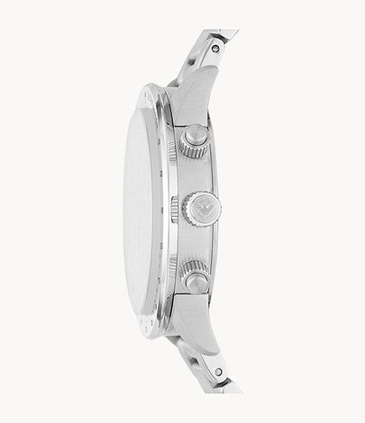 Emporio Armani Men's AR11306 43mm Stainless Steel Chronograph Watch with Blue Dial