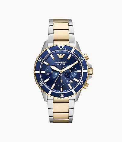 Emporio Armani Men's Chronograph Stainless Steel Watch AR11362