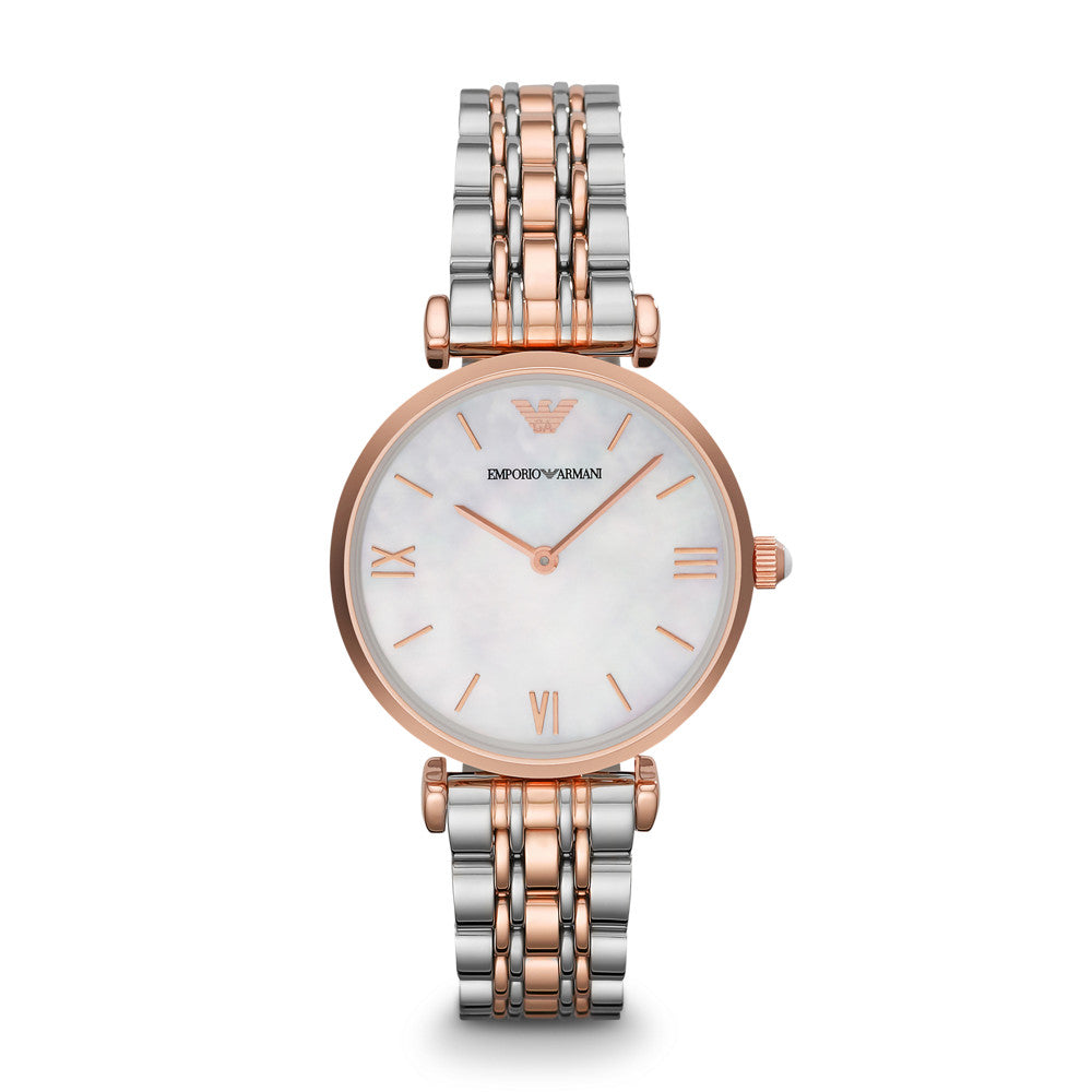 Emporio Armani Classic Mother Of Pearl Dial Ladies Watch -AR1683