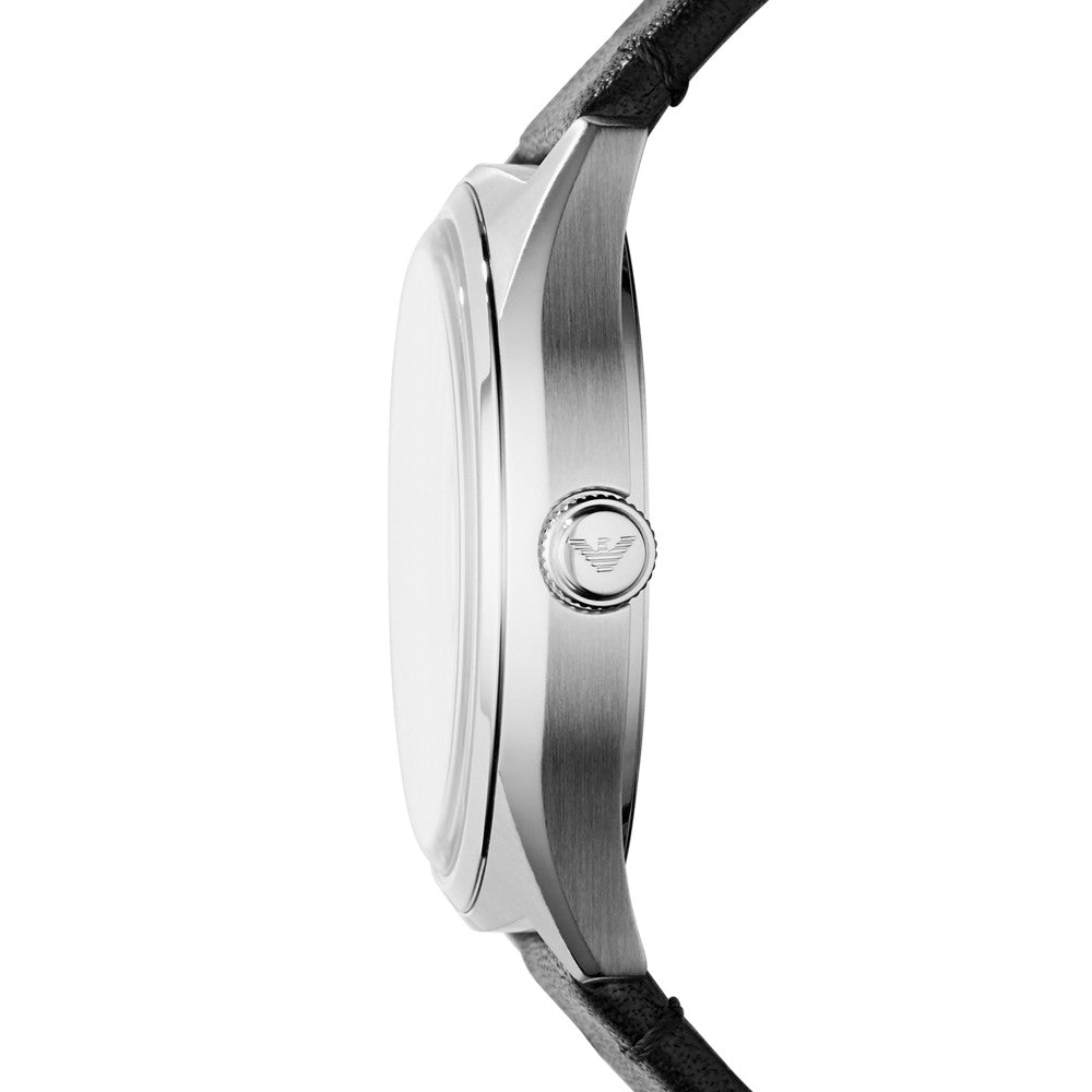 Emporio Armani Meccanico Automatic Silver Dial Men's Watch -AR60003