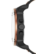 Diesel Men's Black Ion Leather DZ7400