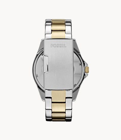 Fossil Ladies Riley Multifunction Two-Tone Stainless Steel Watch ES3204