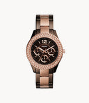 Fossil Ladies Stella Multifunction Two-Tone Stainless Steel Watch ES4079