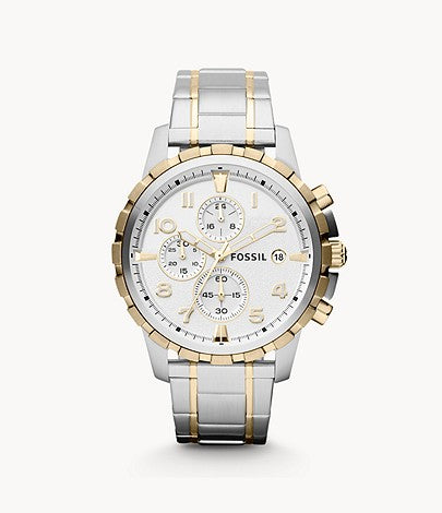 Fossil Dean Chronograph Stainless Steel Watch FS4795