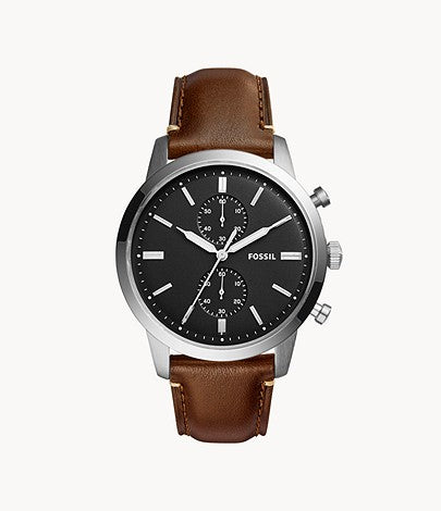 Fossil Townsman 44mm Chronograph Brown Watch FS5280