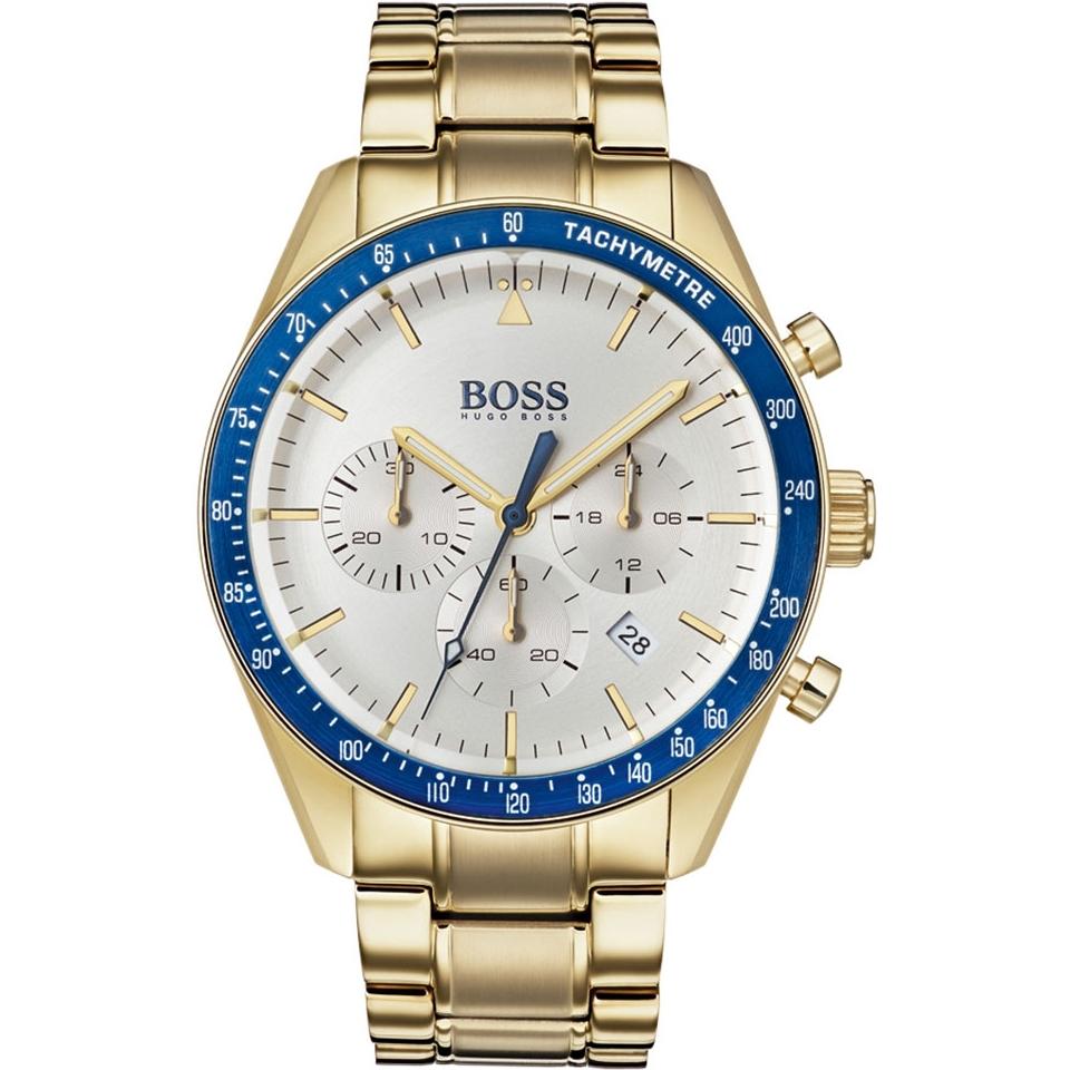 Hugo Boss Rose Golden Tone Chronograph 44mm Quartz Men's Trophy