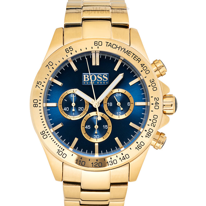 HB1513340 | Fargo Time | Hugo Boss Ikon Blue Dial Men's Watch 