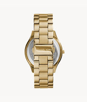 Michael Kors Gold-Tone Runway Slim Watch	MK3179