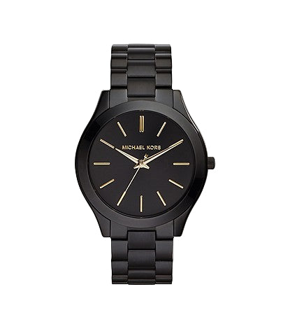 Michael Kors Black-Tone Slim 42mm Runway Watch