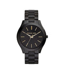 Michael Kors Black-Tone Slim 42mm Runway Watch
