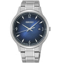 Seiko Men’s Quartz Watch SGEH89P1 – Japanese Made, Blue Dial, Stainless Steel, Hardlex Crystal, 100M Water Resistant