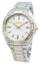 Seiko Classic Quartz Diamond Ladies Watch SKK880P1 – Mother of Pearl Dial, Two-Tone Stainless Steel, Sapphire Crystal, 100M Water Resistant