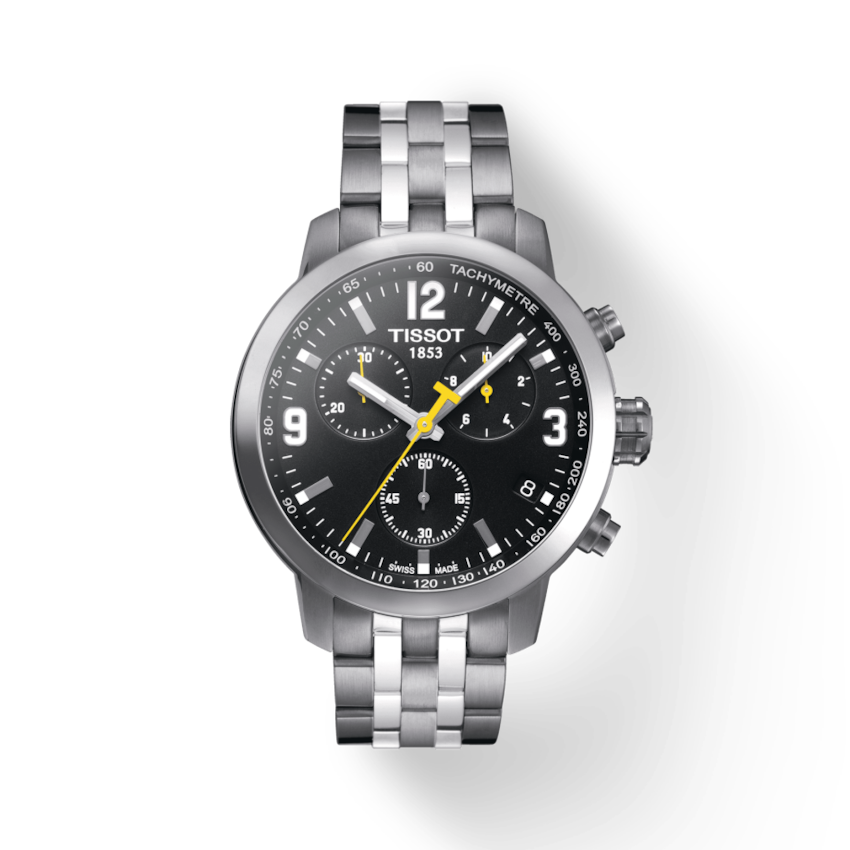 Tissot PRC 200 Chronograph Black Dial Men's T055.417.11.057.00
