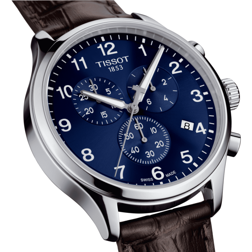 Tissot blue chronograph hotsell