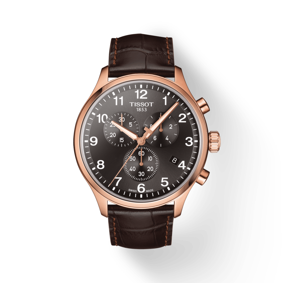 Tissot Chrono Classic XL Chronograph Black Dial Men's Watch