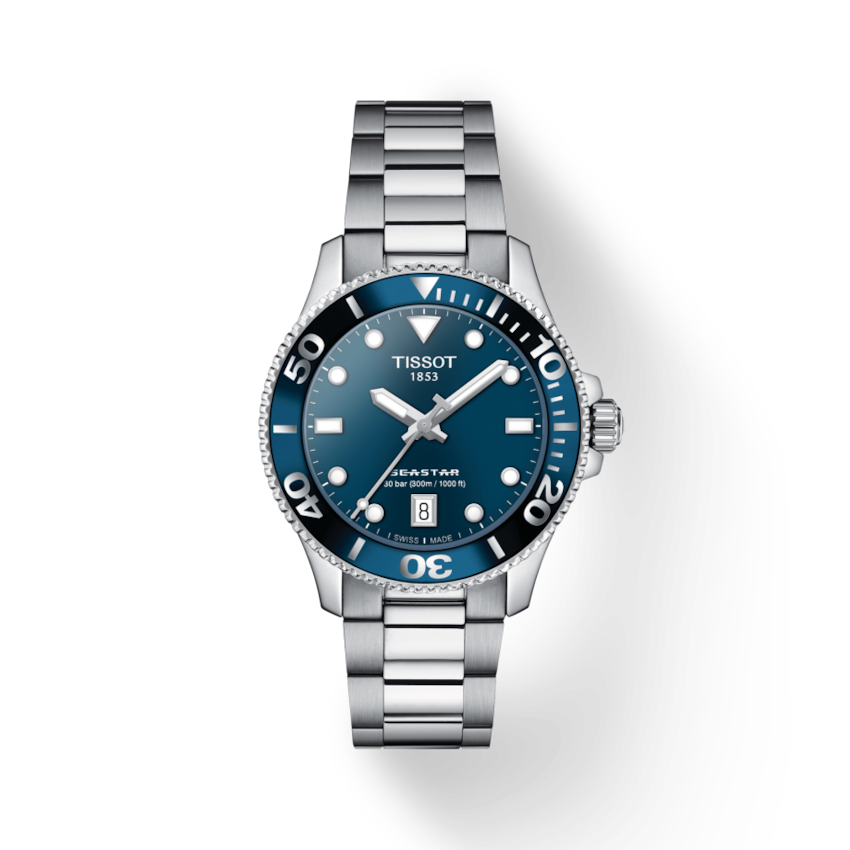 Tissot  Seastar 1000 Blue Dial Steel 36mm Unisex Watch T120.210.11.041.00
