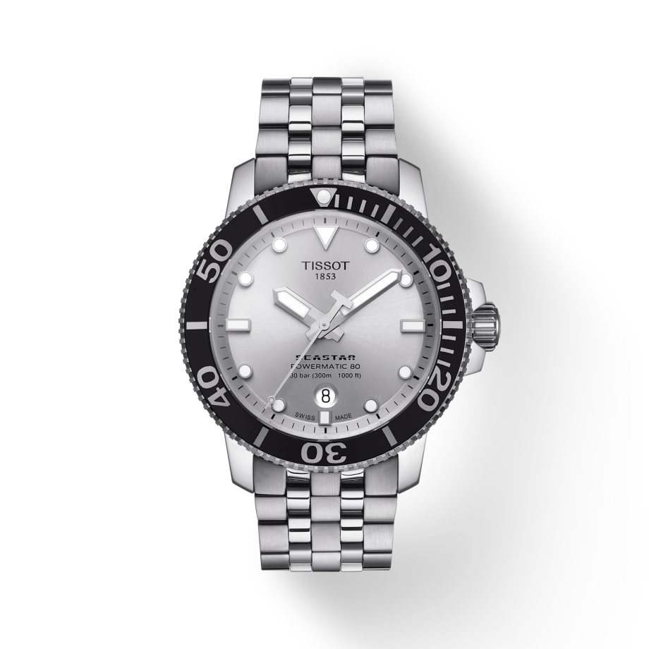 Tissot Seastar 1000 Automatic Silver Dial Men's Watch T120.407.11.031.00