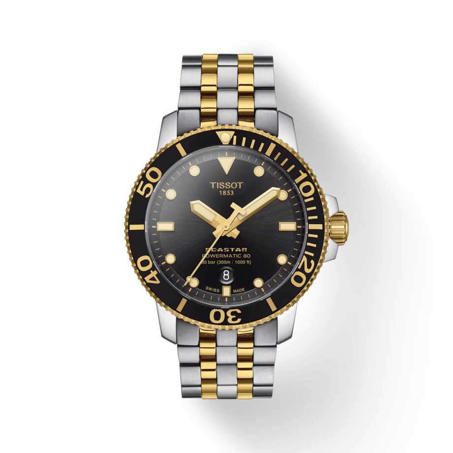 Tissot Seastar 1000 Automatic Black Dial Men's Watch T120.407.22.051.00