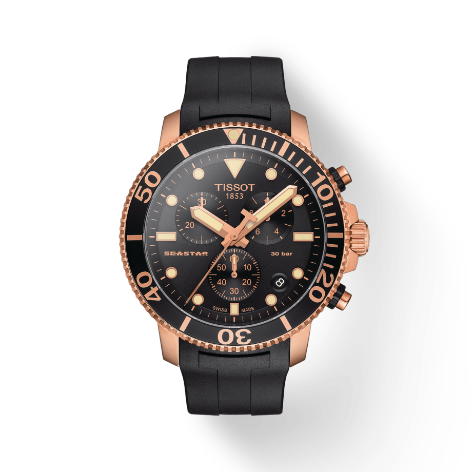 Tissot Seastar 1000 Chronograph Men's 45.5 Battery Watch T120.417.37.051.00