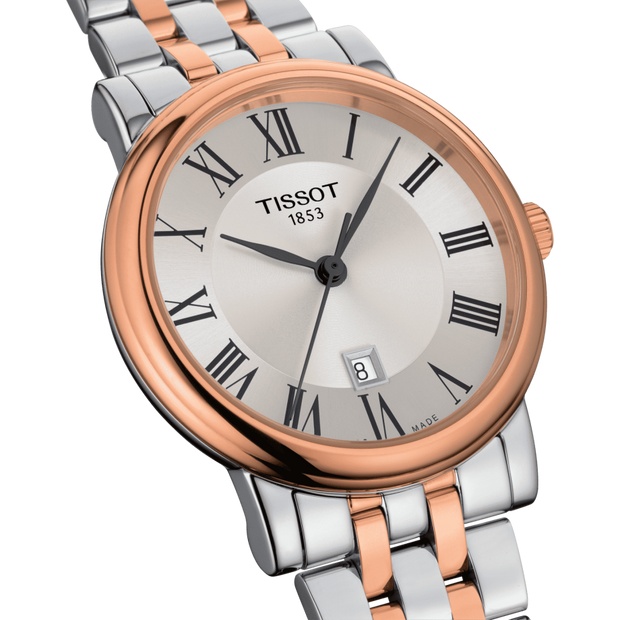 Tissot Carson Premium Rose Gold PVD Finish Ladies Watch T122.210.22.033.01