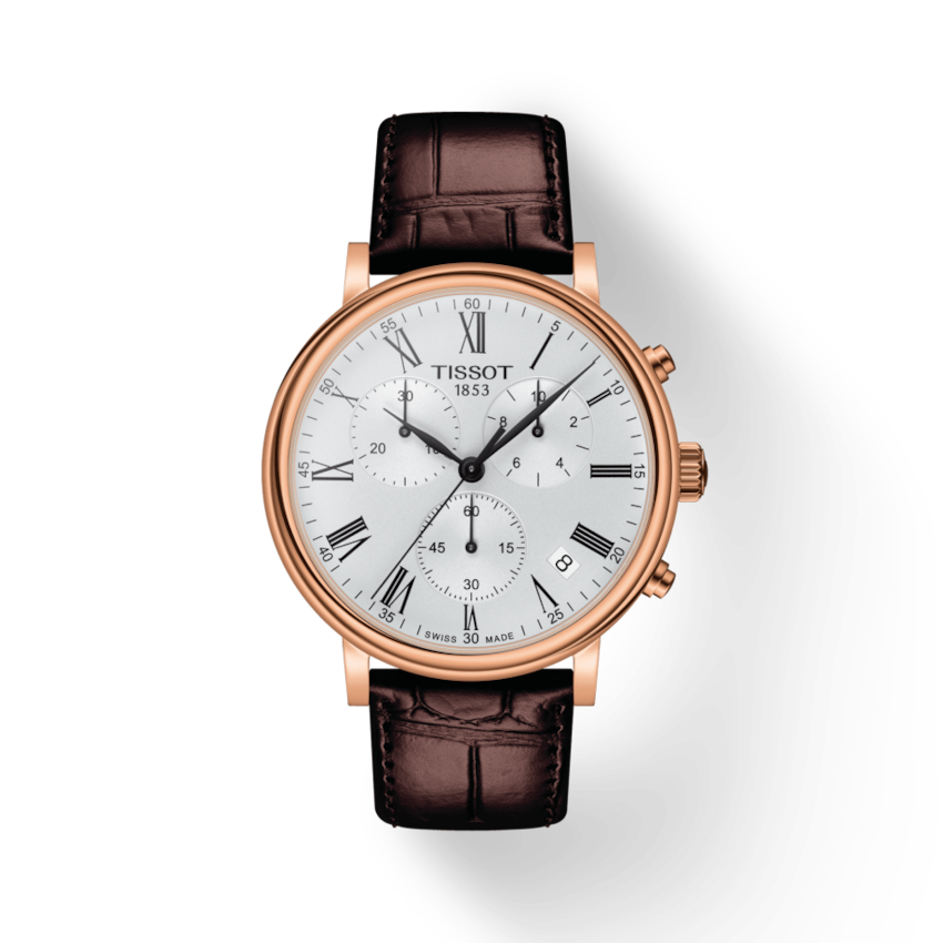Tissot Carson Chronograph Quartz Silver Dial Men's Watch T122.417.36.033.00