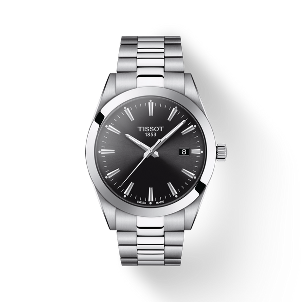 Tissot Gentleman Quartz Black Dial Men's Watch T127.410.11.051.00