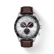 Tissot PRS516 Chronograph 45mm Quartz Silver Dial Men's Watch
