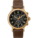 Timex Standard Men's Chronograph 41mm Leather Strap Watch