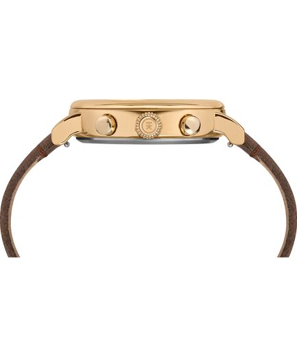 Timex Standard Men's Chronograph 41mm Leather Strap Watch