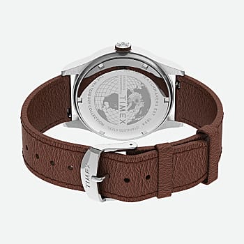 Timex Waterbury Traditional Day-Date 39mm Leather Strap Watch-