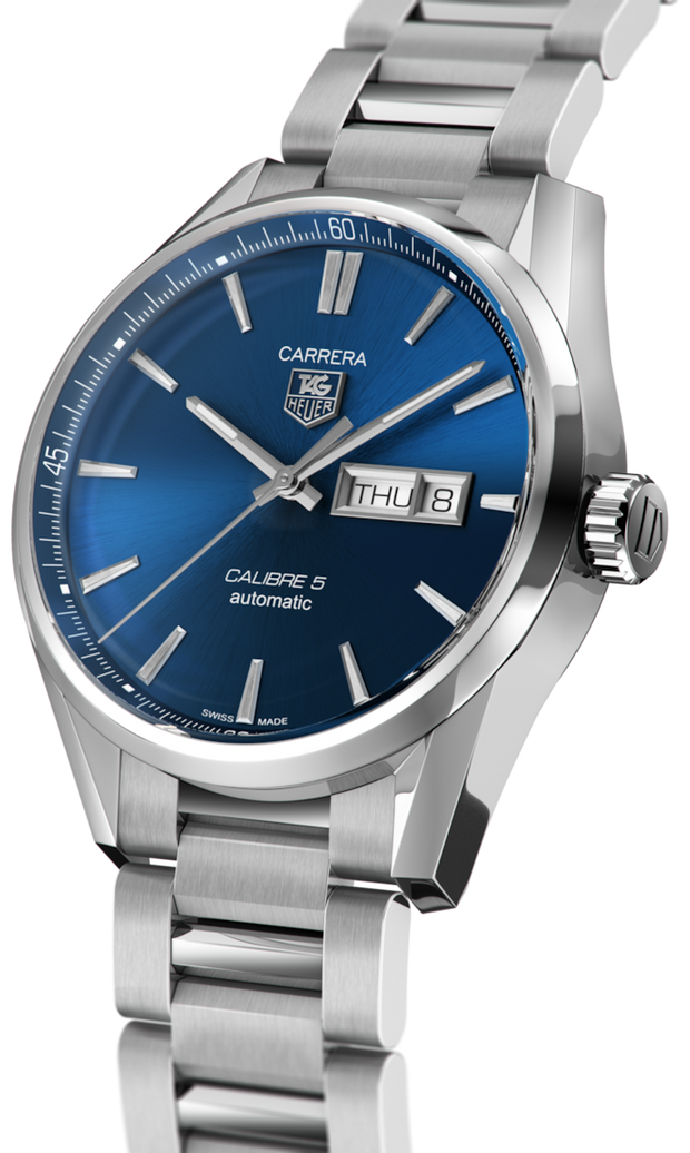 TAG HEUER Carrera Blue Dial Stainless Steel Men's Watch WAR201E.BA0723