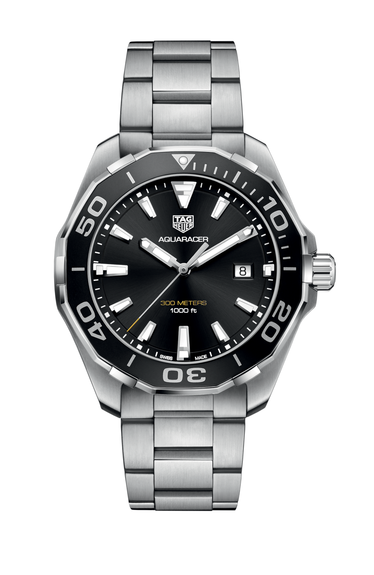 TAG HEUER Aquaracer 300M Quartz Black Dial Men's Watch