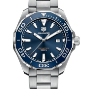 TAG HEUER Aquaracer Blue Dial Men's Watch - WAY101C.BA0746