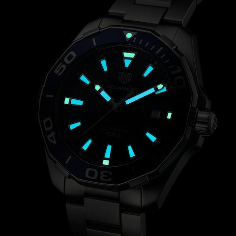 TAG HEUER Aquaracer Blue Dial Men's Watch - WAY101C.BA0746