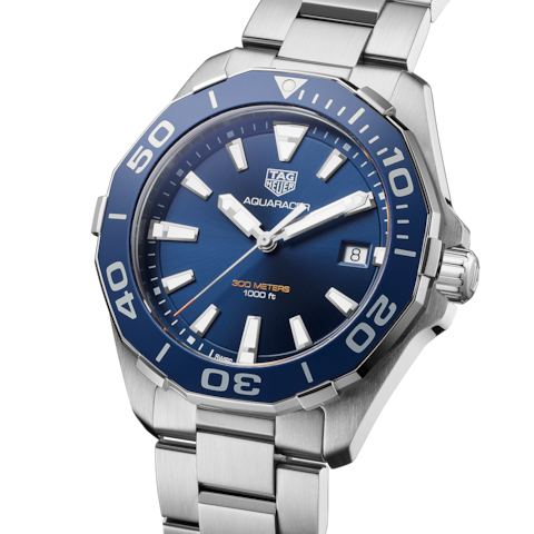 Tag Heuer Aquaracer Blue Dial Men s Watch WAY111C.BA0928