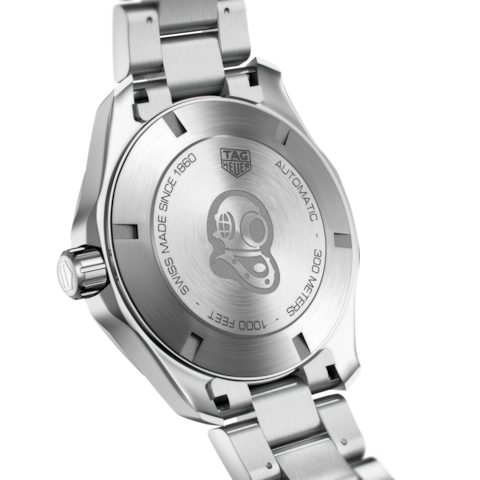 TAG Heuer Aquaracer Calibre 5 Automatic Green Dial Watch - WAY2015.BA0927