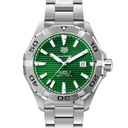 TAG Heuer Aquaracer Calibre 5 Automatic Green Dial Watch - WAY2015.BA0927