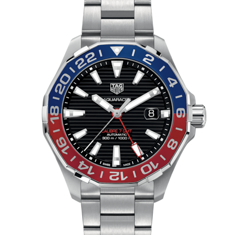 TAG HEUER Aquaracer Automatic Pepsi Bezel Men's Watch - WAY201F.BA0927